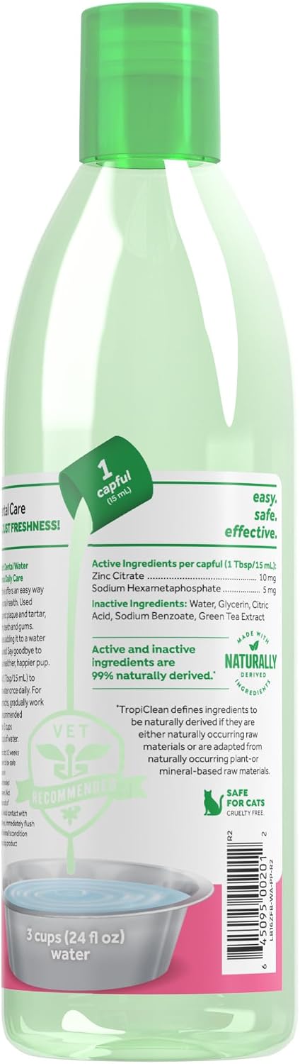 Tropiclean Fresh Breath Dental Health Solution For Puppies 473ml