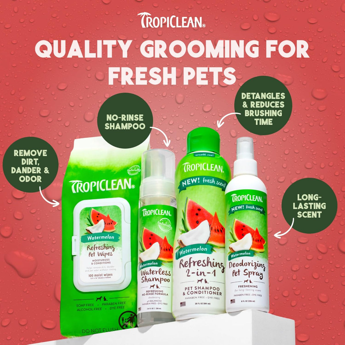 Tropiclean Watermelon Deodorant Spray 236ml