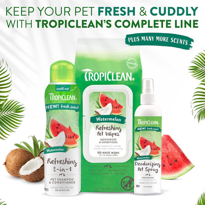 Tropiclean Watermelon Refreshing 2 in 1 Shampoo & Conditioner 355ml