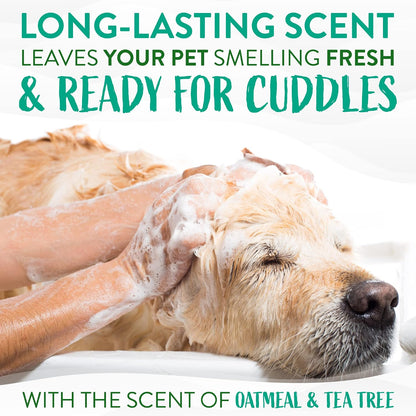 Tropiclean Oatmeal & Tea Tree Medicated Itch Relief Shampoo 355ml