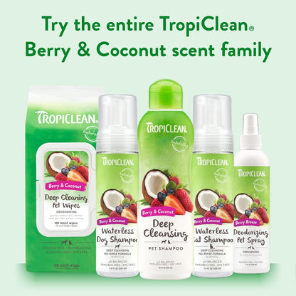 Tropiclean Berry & Coconut Deep Cleansing Shampoo 355ml