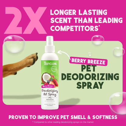 Tropiclean Berry Breeze Mist Deodorant Spray 236ml