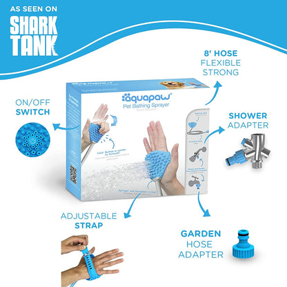 Aquapet Dog Washer & Shower Attachment Easy Pet Bathing Tool
