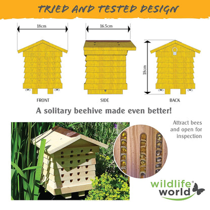 WildLife World Stacking Solitary Bee Hive