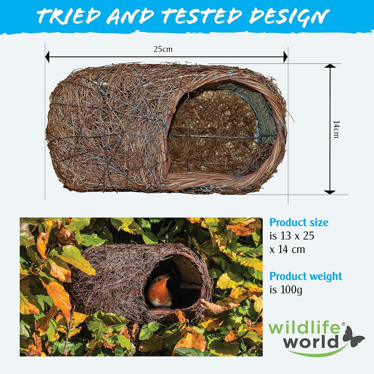 Wildlife World Simon King Brushwood Robin Nester