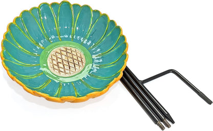 Wildlife World Ceramic African Daisy Wild Bird Drinker