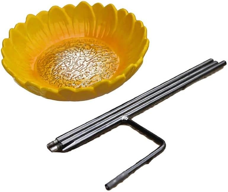 Wildlife World Ceramic Sunflower Wild Bird Feeder