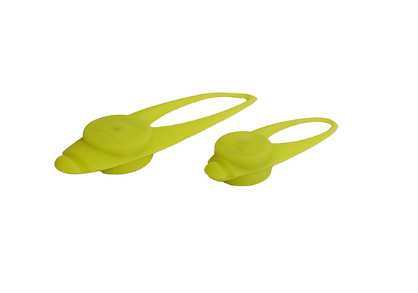 Rosewood Reflective LED Silicone Dog Collar Tag Small
