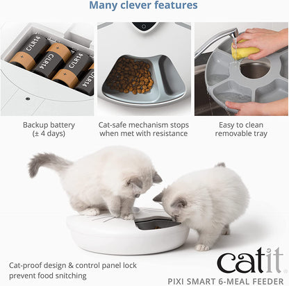 Catit Pixi Smart 6-Meal Feeder