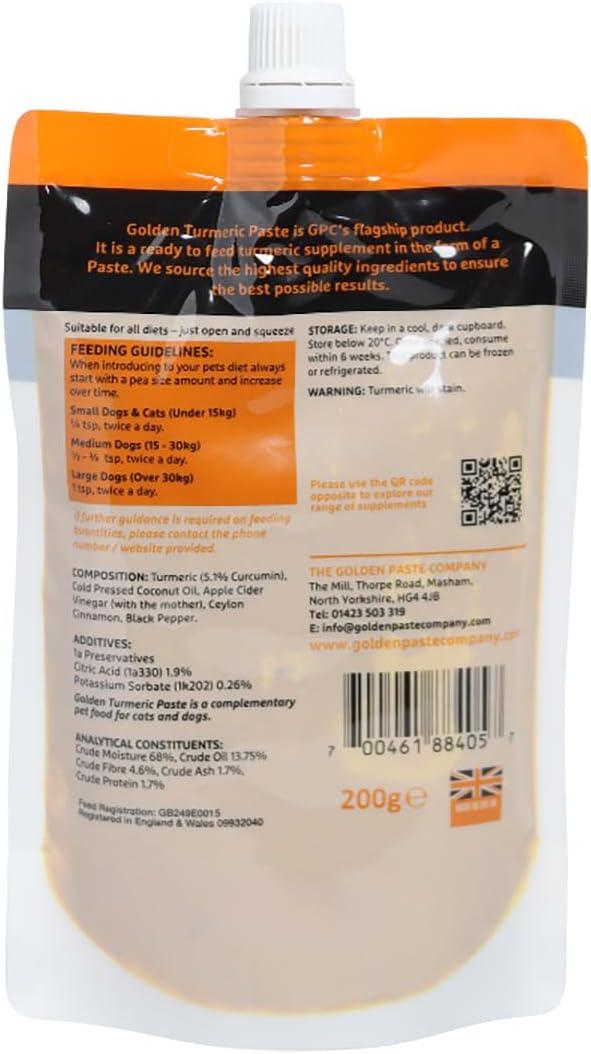 The Golden Paste Co. Golden Tumeric Paste 200g