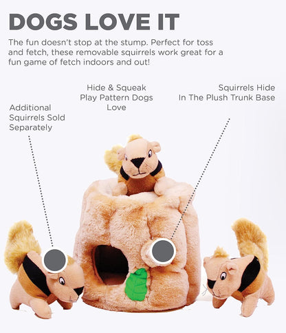 Outward Hound Hide A Squirrel Dog Toy Large