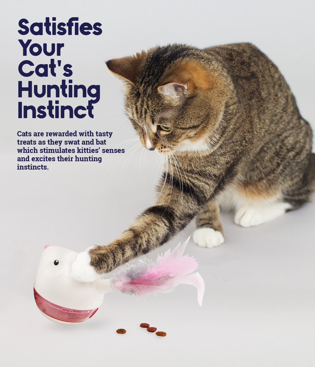 Catstages Hunt N Swat Treat Tumbler Cat Toy