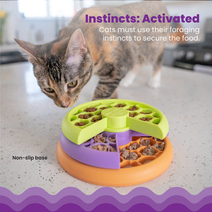Catstages Kitty Lickin Layers Puzzle Feeder