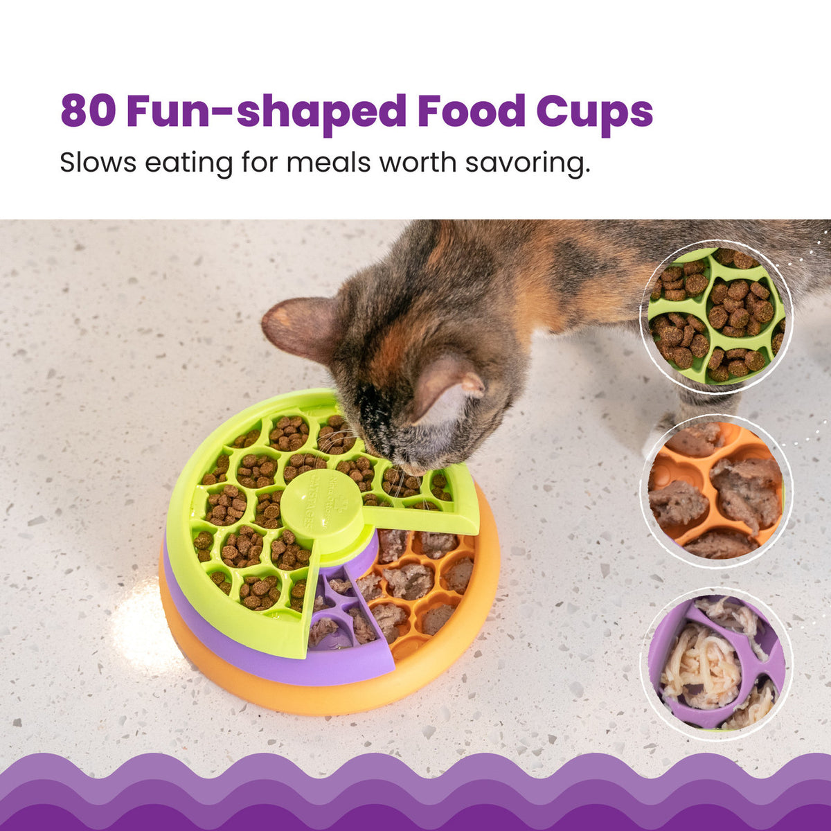 Catstages Kitty Lickin Layers Puzzle Feeder