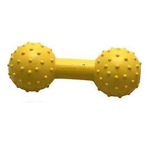 Happypet Tough Toys Rubber Dumbbell 4.5" Assorted Colours