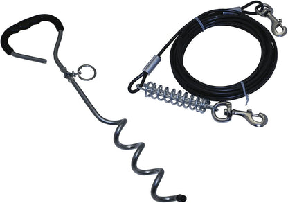 Pet Gear Cable & Tie Out Stake Set