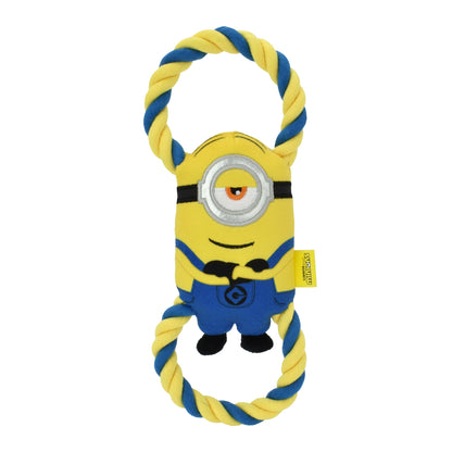 Minions Stuart Plush & Rope Dog Toy