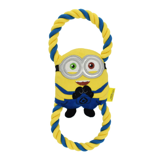 Minions Bob Plush & Rope Dog Toy