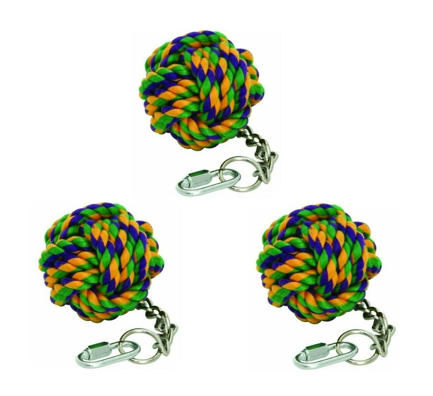 The Bird House Knuts For Knots Ball On Chain Bird Toy