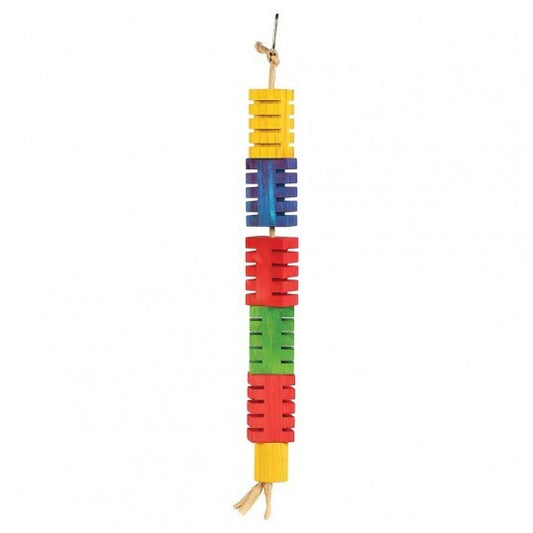 Happypet Groovy Coloured Wooden Blocks Small