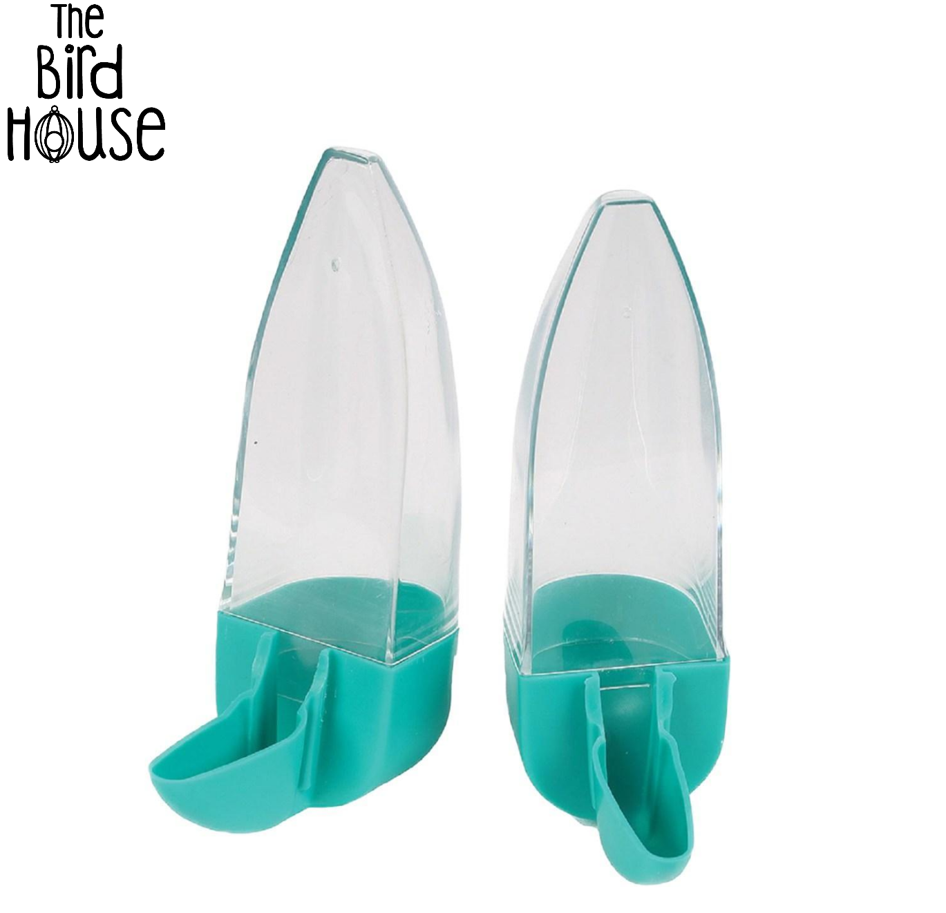 The Bird House Seed & Water Feeder Twin Pack Various Colours