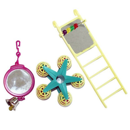 The Bird House Multipack Mirror/Ladder/Carousel Bird Toys
