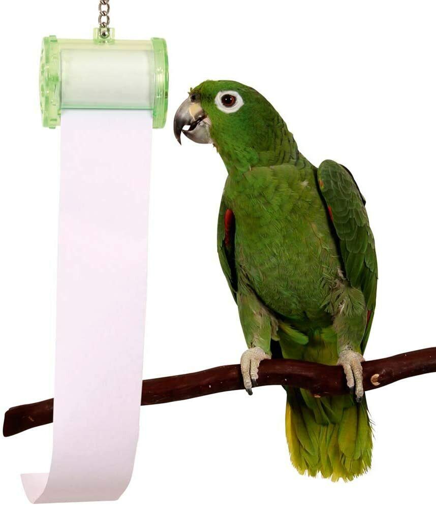 The Bird House Shred It Parrot Toy Bundle 2 Paper Refills Dispenser