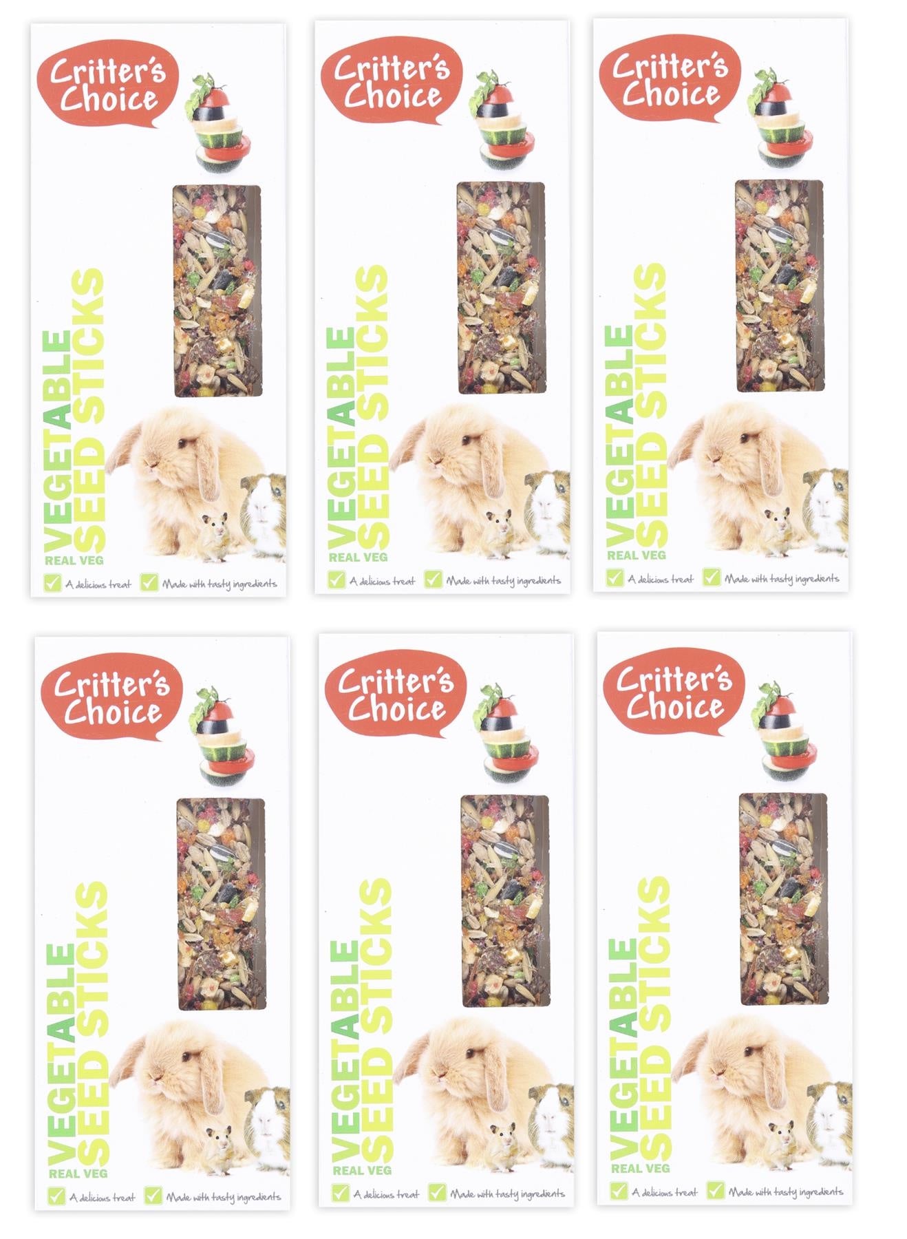 Critter's Choice Small Animal Seed Sticks Vegetable 2 Sticks 100g
