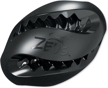 Zeus Chew Chasers Treat Rugby Ball Black 12.5cm