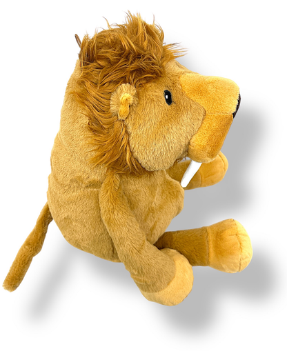 Multipet Sabertooth Tiger Large 14" Plush Squeaky Toy