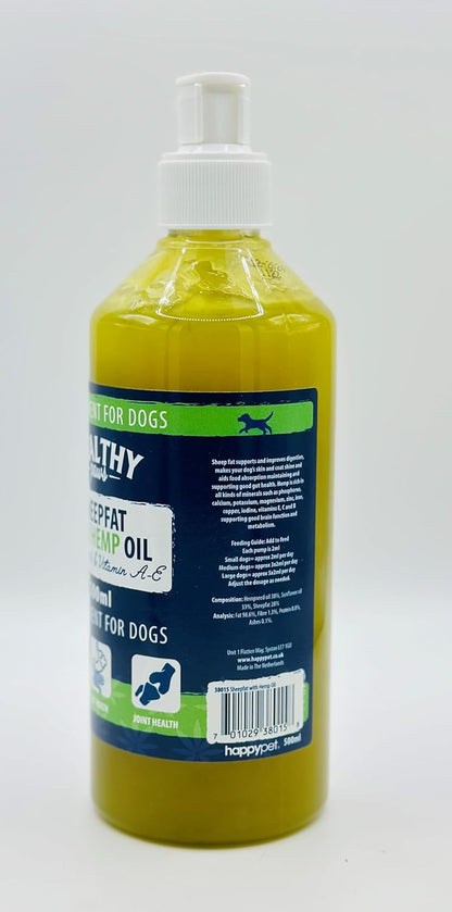 Healthy Paws Sheepfat With Hemp Oil 500ml