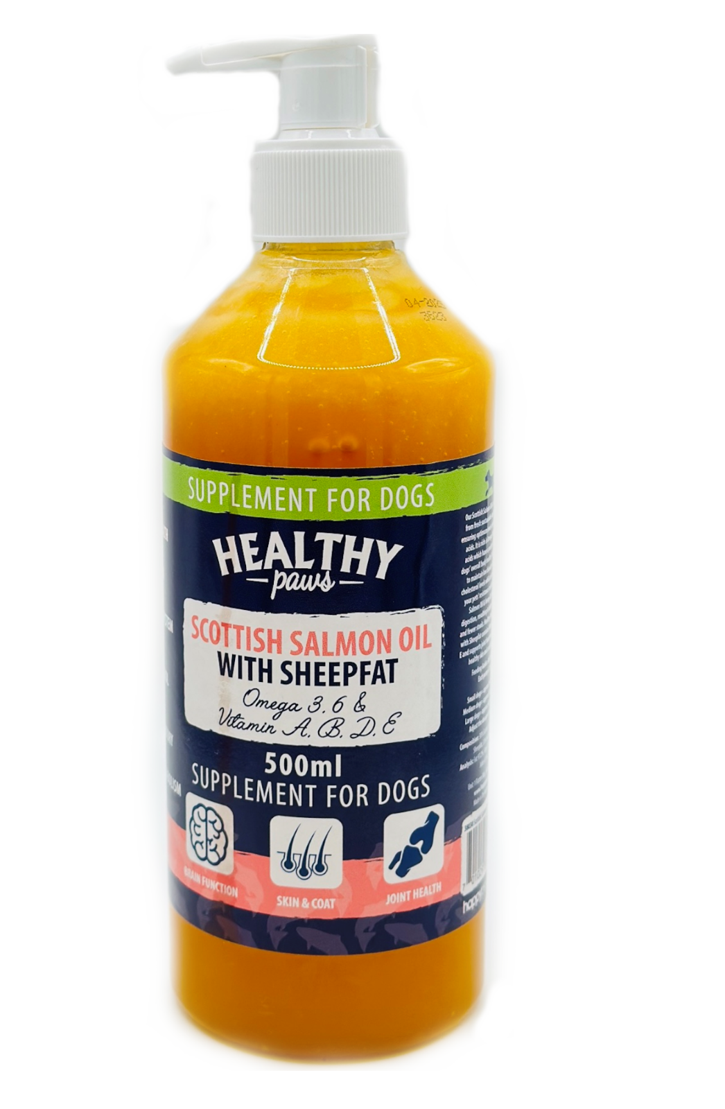 Healthy Paws Scottish Salmon Oil With Sheepfat 500ml