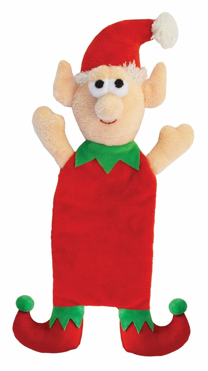 Happypet Elvis Elf Crinkler Red Suit Dog Toy
