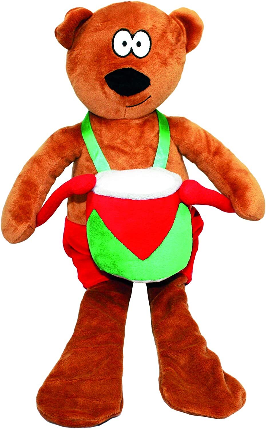 Happypet Drummer Bear Large Plush Dog Toy