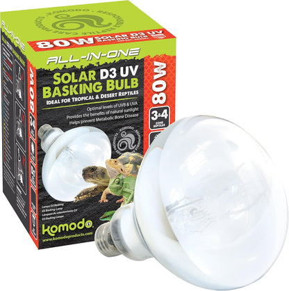 Komodo All In One Solar D3 Uv Basking Bulb 80w