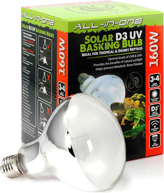 Komodo All In One Solar D3 Uv Basking Bulb 160w