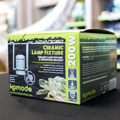 Komodo Ceramic Lamp Fitting 200w
