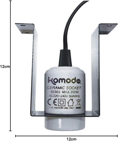 Komodo Ceramic Lamp Fitting 200w