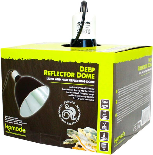 Komodo Deep Reflector Dome Black