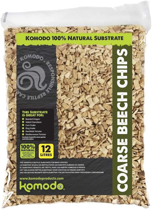 Komodo Beech Chips Coarse 12ltr