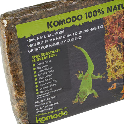 Komodo Habitat Moss Compact Brick 4.5ltr