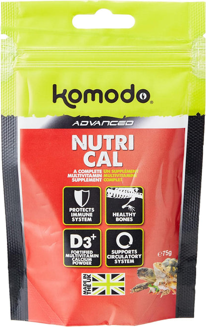 Komodo Nutri Cal 75g Complete Multi Vitamin Supplement
