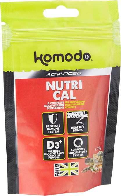Komodo Nutri Cal 75g Complete Multi Vitamin Supplement