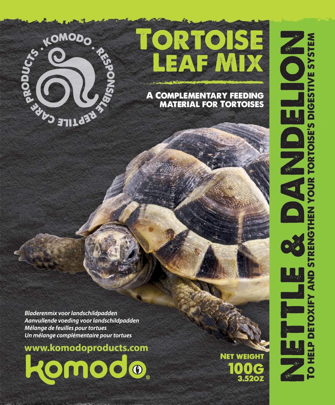 Komodo Tortoise Leaf Mix 100g