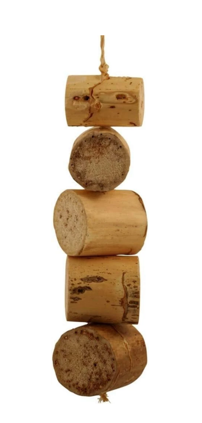 Bird Kabob Fiesta Original Wooden Blocks Parrot Shredding Toy 42cm