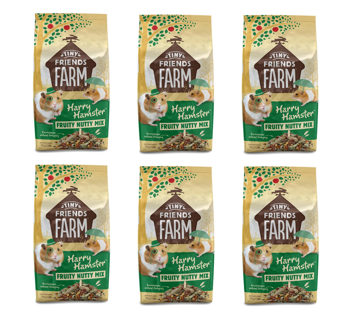 Tiny Friends Farm Harry Hamster Fruit & Nut Mix 700g