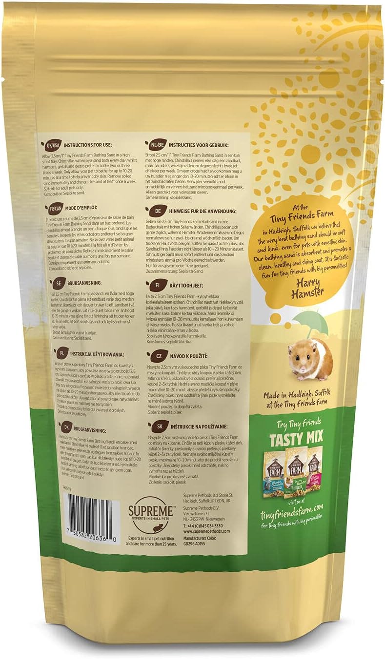 Supreme Tiny Friends Farm Bathing Sand 1kg