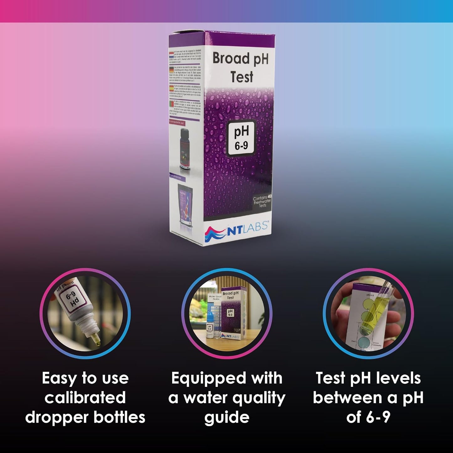 NT Labs Aquarium Broad pH Test Kit