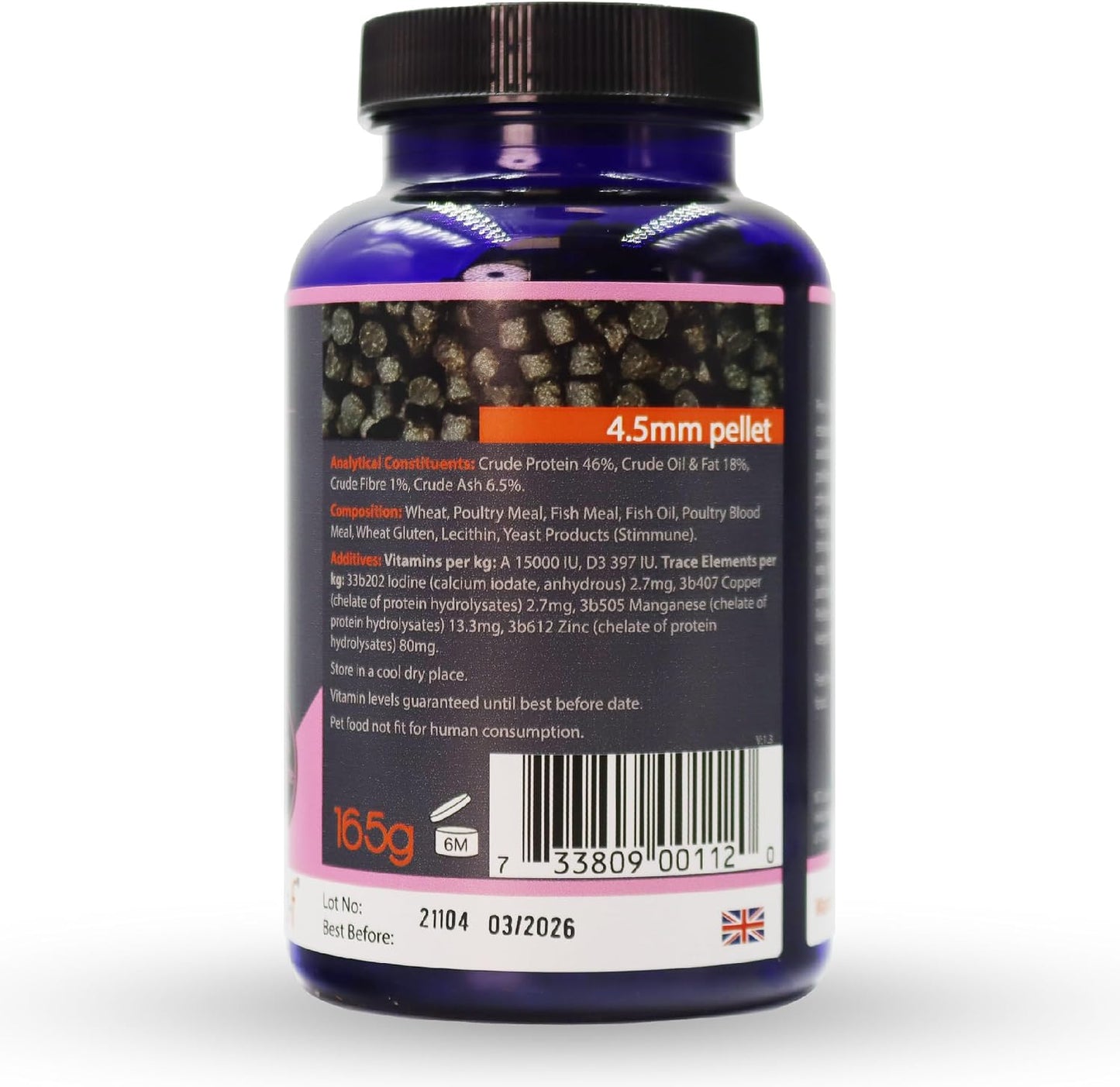 NT Labs Pro F Axolotl Junior Pellet 165g