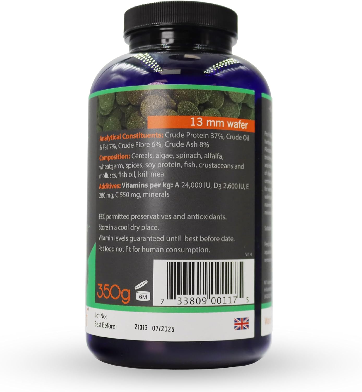 NT Labs Pro F Algae Wafers 350g